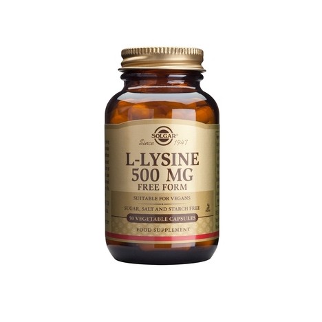 SOLGAR L-LYSINE 500MG 50CAPS