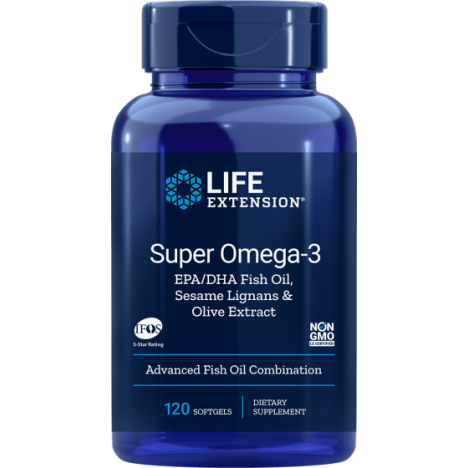 LIFE EXTENSION SUPER OMEGA-3 120 softgels