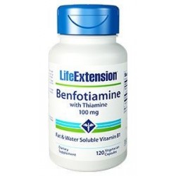 LIFE EXTENSION BENFOTHIAMINE 100MG 120CAPS