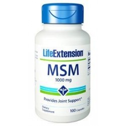 LIFE EXTENSION MSM 1000MG 100CAPS