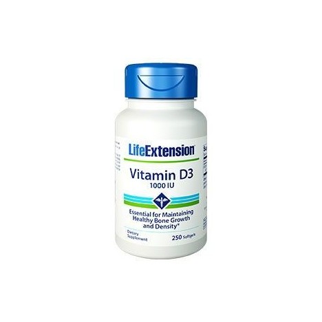 LIFE EXTENSION VITAMIN D3 1000IU 250softgels