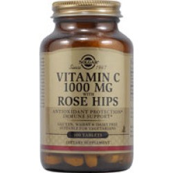 SOLGAR VITAMIN C ROSE HIPS 1000MG 100TABS