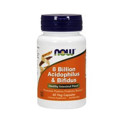 NOW 8 BILLION ACIDOPHILUS BIFIDUS 60CAPS