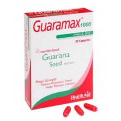 HEALTH AID GUARAMAX GUARANA 1000MG 30CAPS