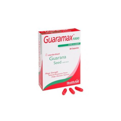 HEALTH AID GUARAMAX GUARANA 1000MG 30CAPS