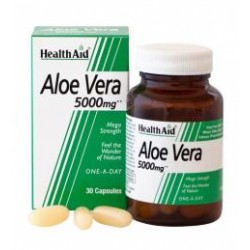 HEALTH AID ALOE VERA 5000MG 30CAPS