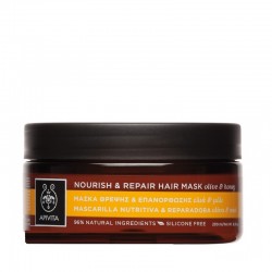 APIVITA NOURISH & REPAIR HAIR MASK OLIVE & HONEY 200ML