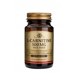 SOLGAR  L-CARNITINE 500MG 30TABS