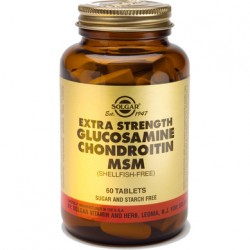 SOLGAR EXTRA STRENGTH  GLUCOSAMINE CHONDROITIN MSM 60TABS