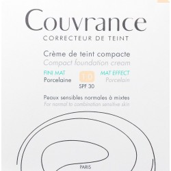 AVENE COUVRANCE COMPACT FINI MAT No1 PORCELAINE 10GR