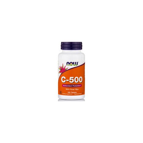 NOW VITAMIN  C-500 W ROSE HIPS 100TABS