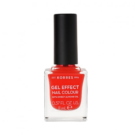 KORRES GEL EFFECT NAIL COLOR No 45 CORAL 11ML