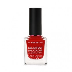 KORRES GEL EFFECT NAIL COLOR No 53 ROYAL RED 11ML