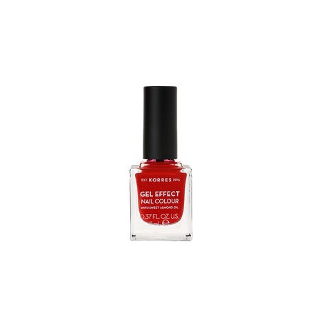 KORRES GEL EFFECT NAIL COLOR No 53 ROYAL RED 11ML