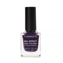 KORRES GEL EFFECT NAIL COLOR No 75 VIOLET GARDEN 11ml