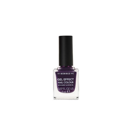 KORRES GEL EFFECT NAIL COLOR No 75 VIOLET GARDEN 11ml