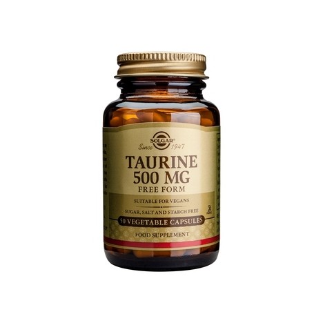 SOLGAR TAURINE 500MG 50CAPS