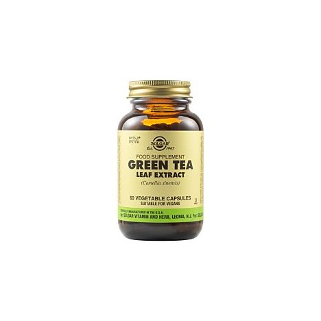 SOLGAR GREEN TEA LEAF EXTRACT 60CAPS