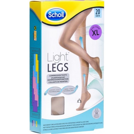 SCHOLL LIGHTLEGS ΚΑΛΣΟΝ ΔΙΑΒΑΘΜΙΣΜΕΝΗΣ ΣΥΜΠΙΕΣΗΣ 20DEN BIEGE XLARGE 1ΤΕΜ