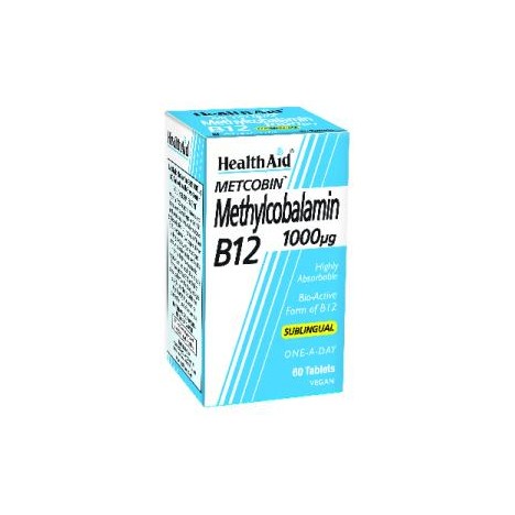 HEALTH AID METHYLCOBALAMIN B12 1000MG 60TABS