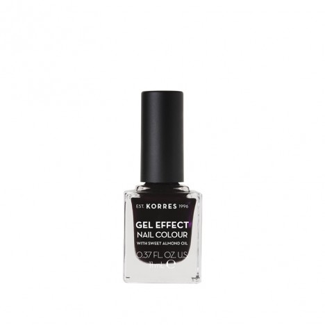 KORRES GEL EFFECT NAIL COLOR NO 76 SMOKEY PLUM 11ML