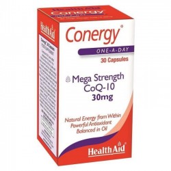 HEALTH AID CONERGY Q10 30MG 30 CAPS