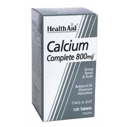 HEALTH AID CALCIUM COMPLETE 800 MG 120 TABS  VEGAN