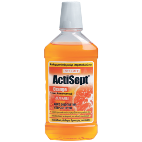 INTERMED ACTISEPT MOUTHWASH ORANGE 500ML