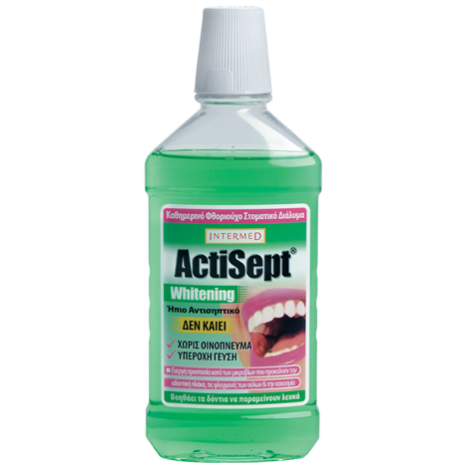 INTERMED ACTISEPT MOUTHWASH WHITENING 500ML