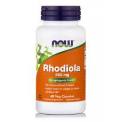 NOW RHODIOLA 500MG 60VCAPS