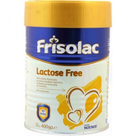 ΝΟΥΝΟΥ FRISOLAC LACTOSE FREE 400GR