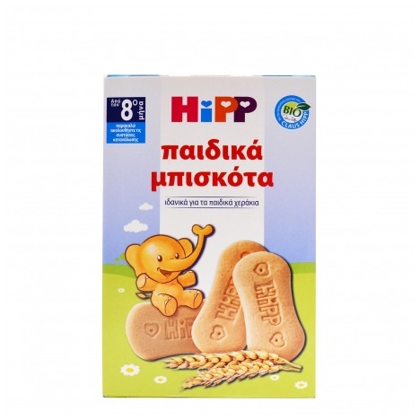 HIPP ΠΑΙΔΙΚΑ ΜΠΙΣΚΟΤΑ ΒΑΝΙΛΙΑΣ AΠΟ 8ο ΜΗΝΑ 150GR