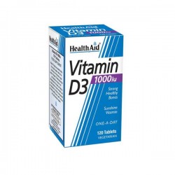 HEALTH AID VITAMIN D3 1000IU 120 TABLETS