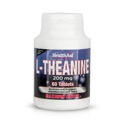 HEALTH AID L-THEANINE 200MG 60TABS