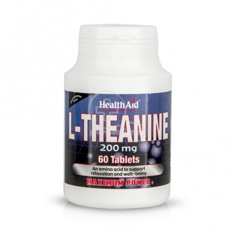 HEALTH AID L-THEANINE 200MG 60TABS