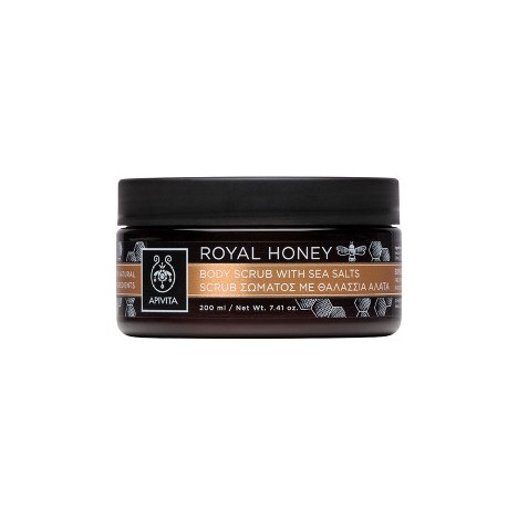 APIVITA ROYAL HONEY BODY SCRUB WITH SEA SALTS 200ML