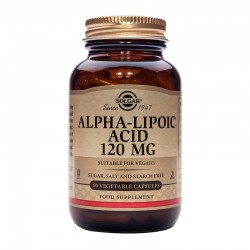 SOLGAR ALPHA LIPOIC ACID 120MG 60CAPS