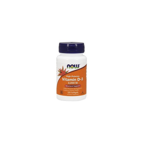 NOW VITAMIN D-3 2000IU 120SOFTGELS