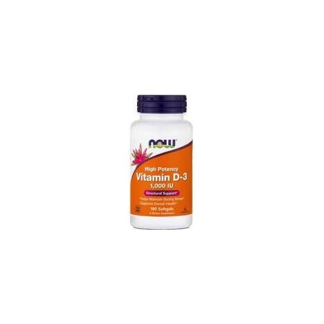 NOW VITAMN D-3 1000IU 180SOFTGELS