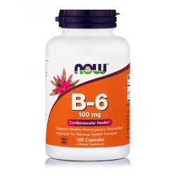 NOW VITAMIN B-6 100MG 100CAPS