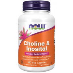 NOW CHOLINE & INOSITOL 250/250MG 100CAPS