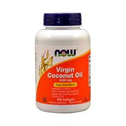 NOW VIRGIN COCONUT OIL 1000MG 120SOFTGELS