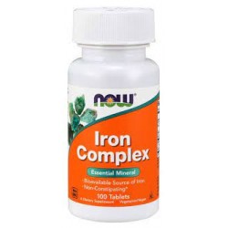 NOW IRON COMPLEX 100TABS