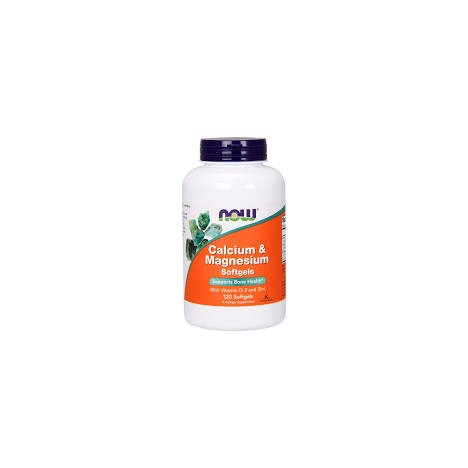 NOW CALCIUM & MAGNESIUM 120SOFTGELS