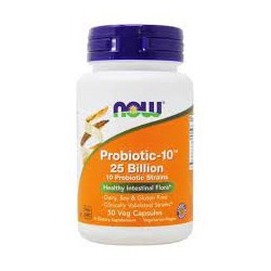 NOW PROBIOTIC-10 25 BILLION 50VCAPS