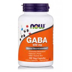 NOW GABA 500MG 100CAPS