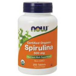 NOW SPIRULINA 500MG 200TABS