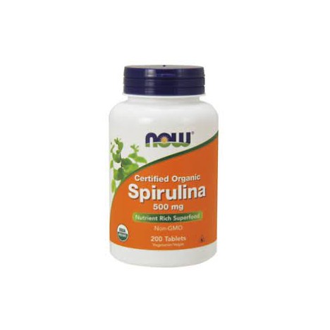 NOW SPIRULINA 500MG 200TABS