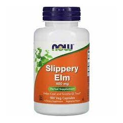 NOW SLIPPERY ELM 400MG 100CAPS