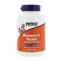 NOW BREWERS YEAST 650MG 200TABS